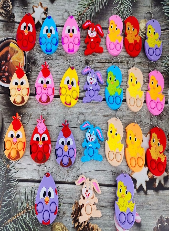 PSDFH 20 PCS Bulk Easter Mini Rabbit Egg For Adlut,Small Classroom Students Spring Party Favors - Image 2